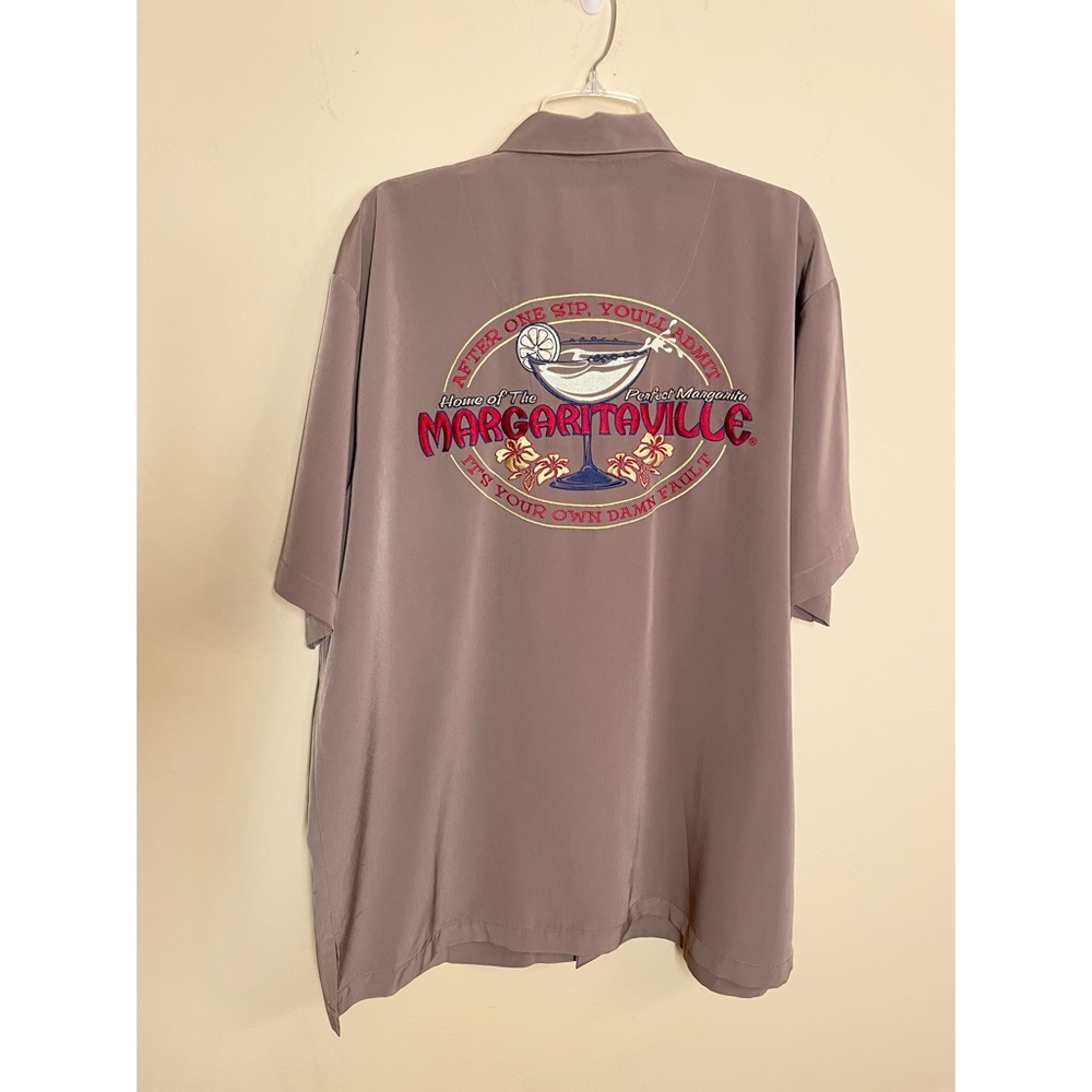 Jimmy Buffett Margaritaville Camp Shirt.  Size XL